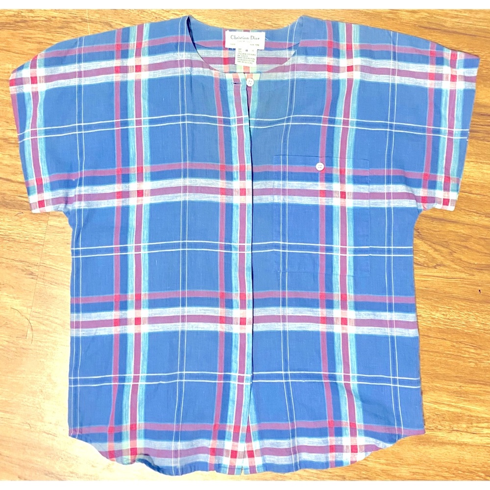 Vintage Christian Dior Chemises Button Up Shirt